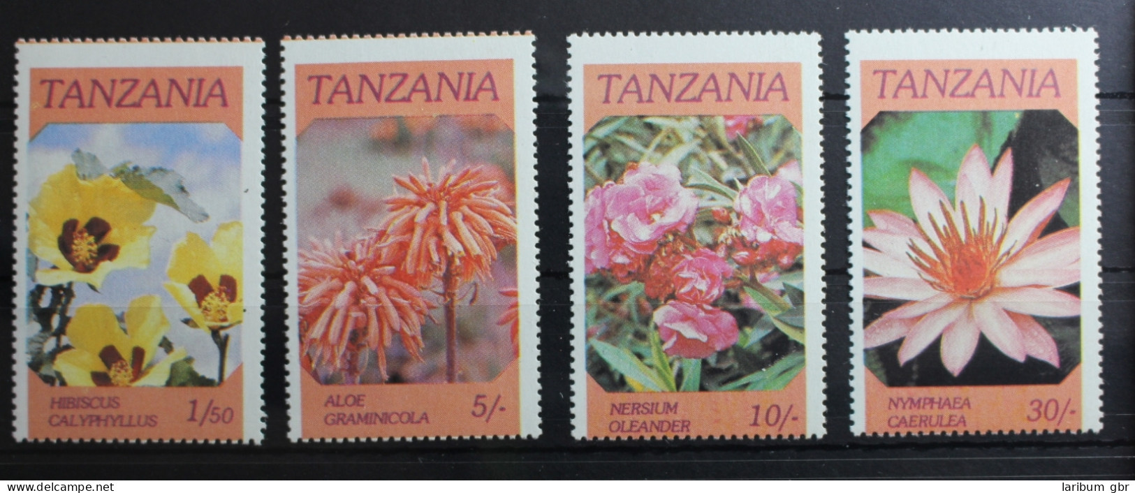 Tansania 324-327 Postfrisch Blumen #RQ754 - Tanzania (1964-...)
