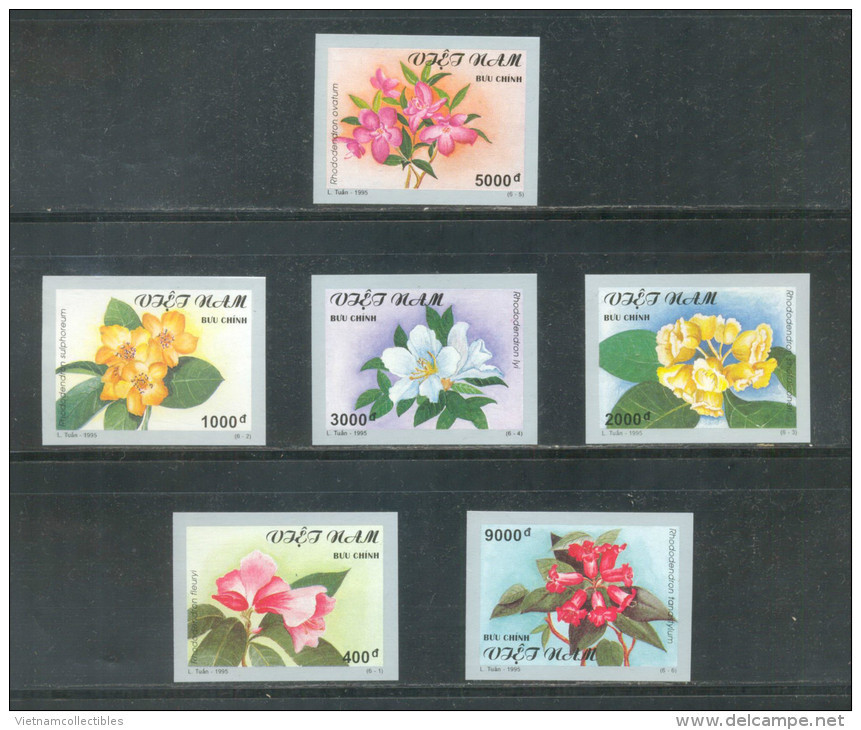 Vietnam Viet Nam MNH Imperf Stamps 1995 : Flowers On The Peak Of FANSIPAN (Ms710) - Vietnam