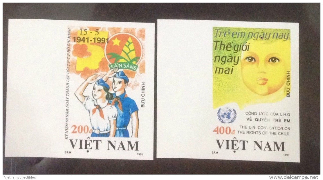 Vietnam Viet Nam MNH Imperf Stamps 1991 : 50th Anniversary Of Young Pioneer's League (Ms619) - Vietnam