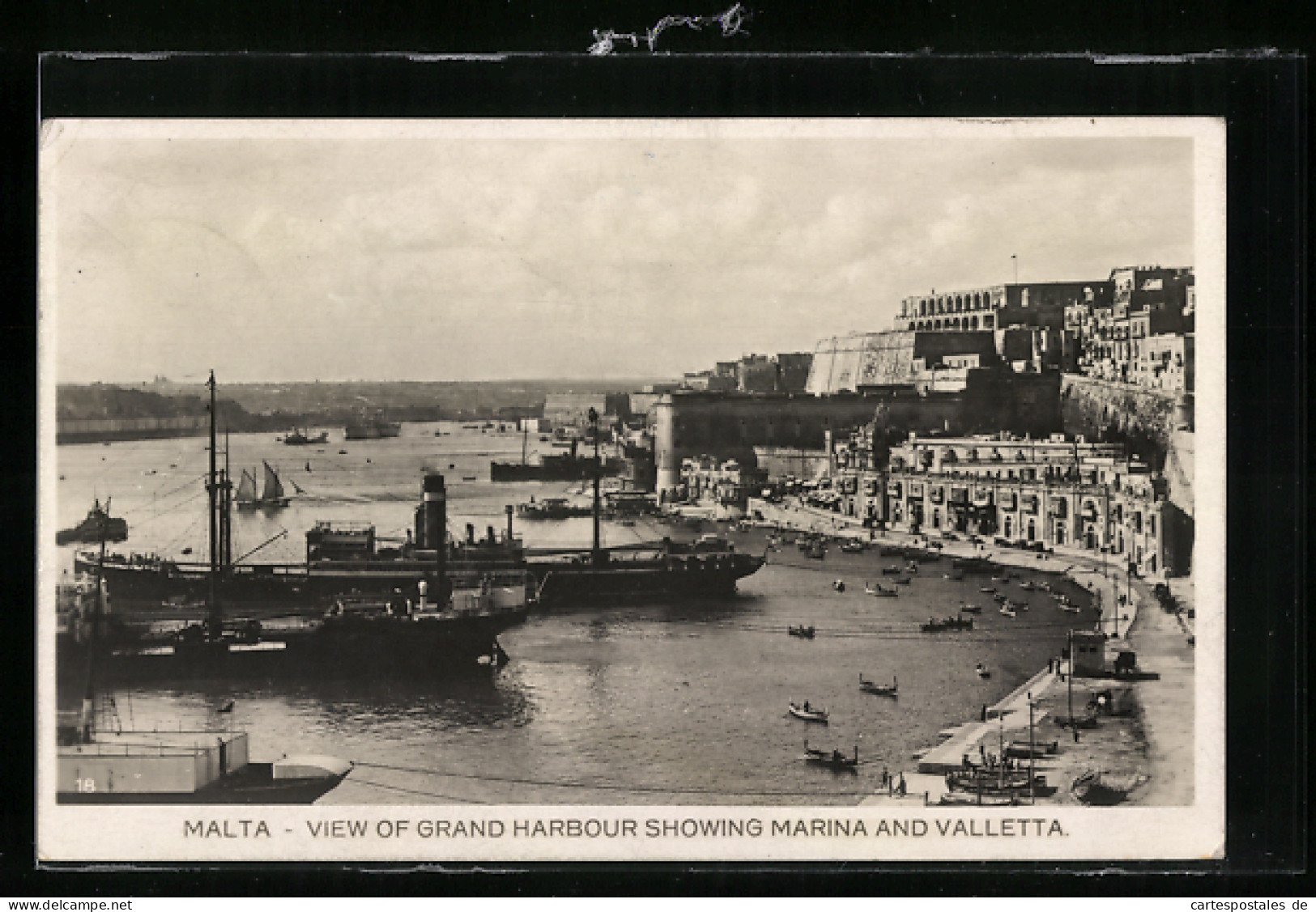 AK Malta, View Of Grand Harbour Showing Marina And Valletta  - Malta