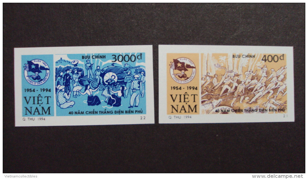 Vietnam Viet Nam MNH Imperf Stamps 1994 : 40th Anniversary Of Dien Bien Phu Victory (Ms683) - Vietnam