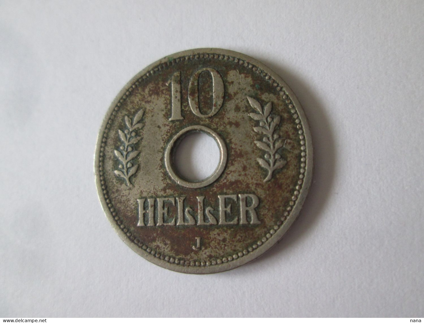 Rare! Germany East Africa 10 Heller 1908 J Coin Mintage Rare=12 000 Pieces See Pictures - Duits-Oost-Afrika