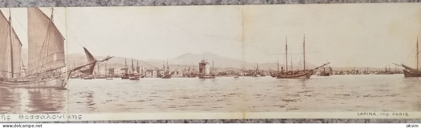 THESSALONIKI, SALONIKI, SOLUN, SALONIQUE, 6 Part Postcard, 1926 - Griechenland