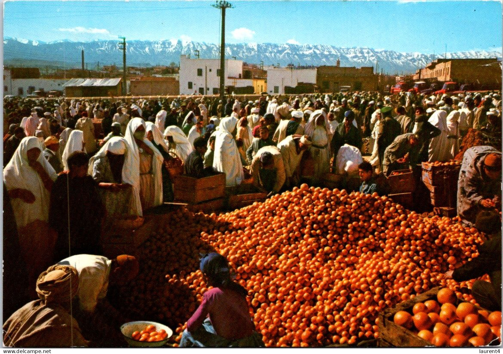 1-4-2024 (4 Y 37)  Maroc ( Posted To France 1975) - Market / Marche / Souk - Märkte