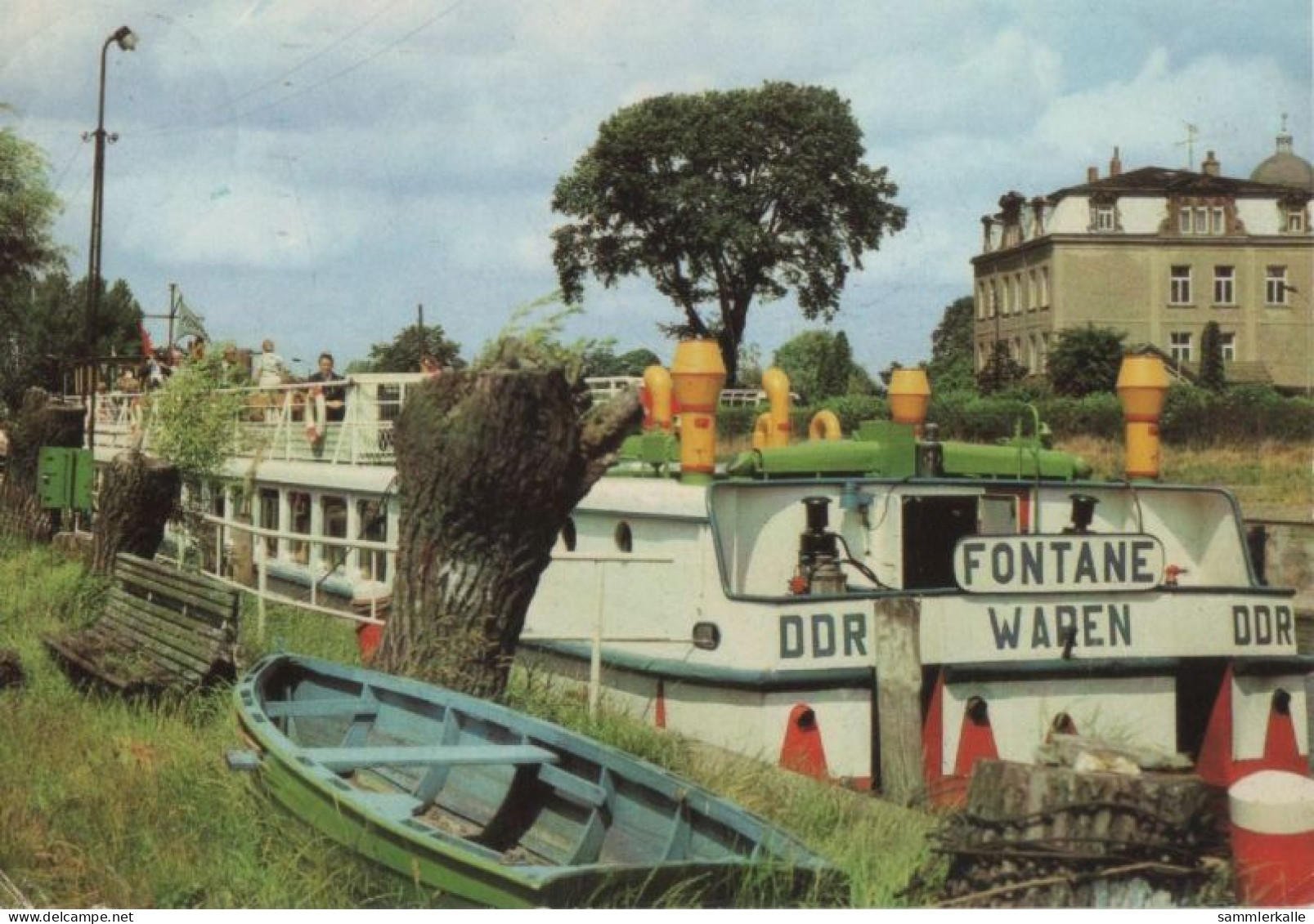 88801 - Waren - MS Fontane Im Hafen An Der Steinmole - 1981 - Waren (Müritz)