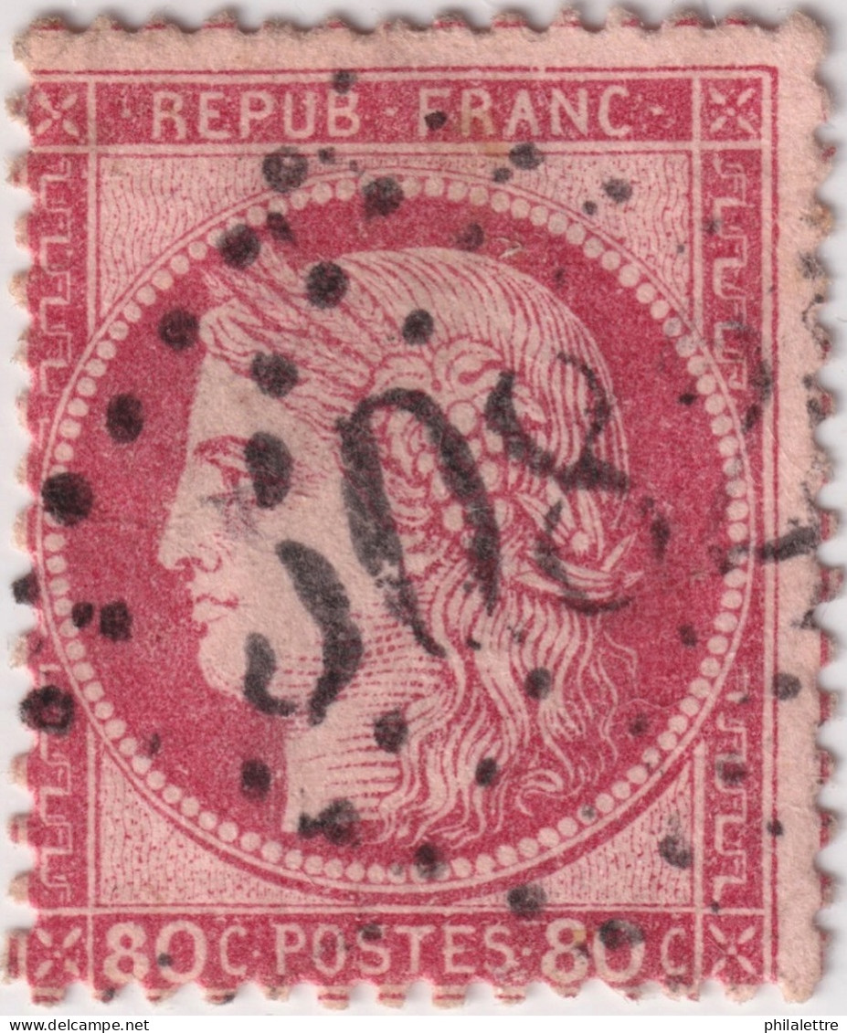 FRANCE / B.F.E. - Yv.57 Obl. GC 5082 De BEYROUTH - B/TB - 1871-1875 Cérès