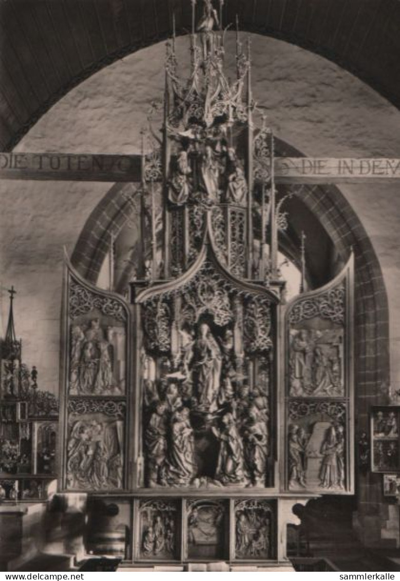 56206 - Creglingen - Herrgottskirche, Marienaltar - Ca. 1960 - Tauberbischofsheim