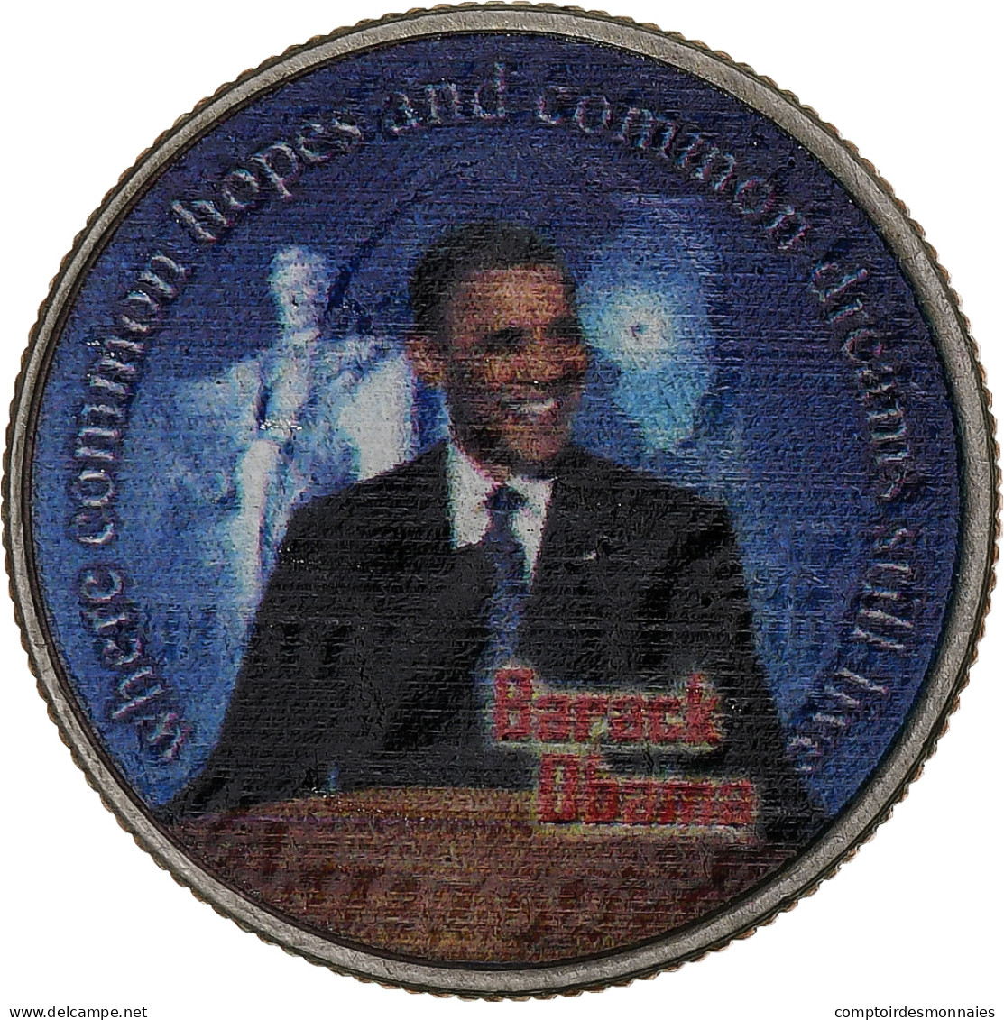 États-Unis, Quarter Dollar, Illinois, Barack Obama, 2003, Philadelphie - 1999-2009: State Quarters