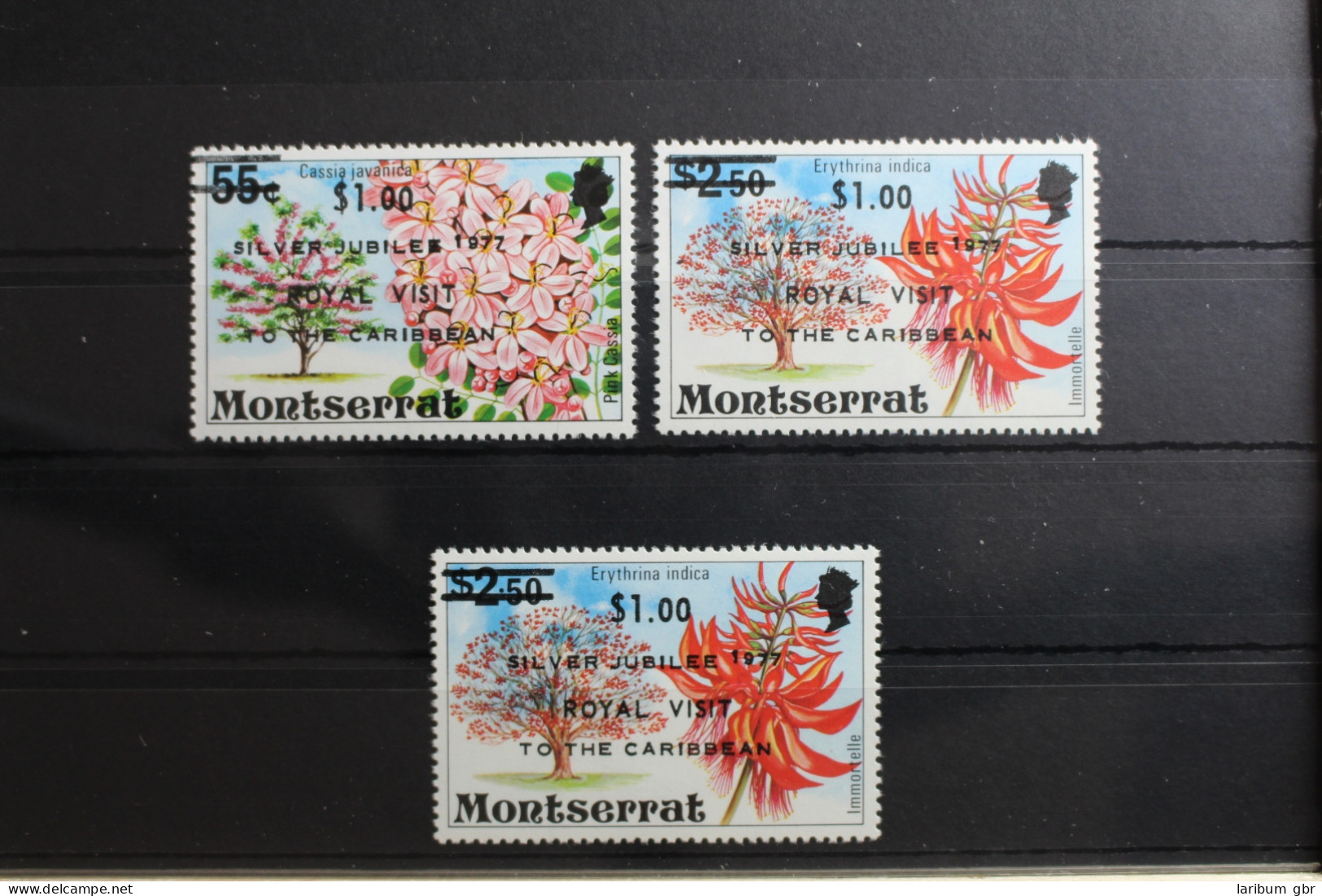 Montserrat 374-376 Postfrisch Bäume Blüten #RQ761 - Montserrat