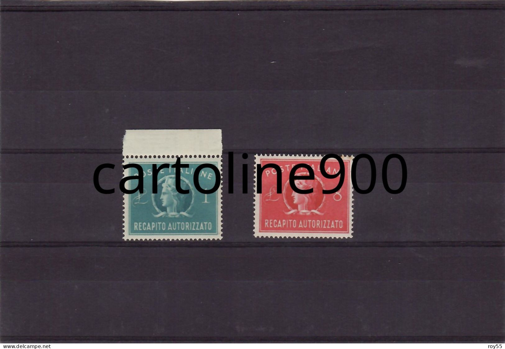 Francobolli Stamps Francobollo Stamp Nuovi Repubblica Italiana 1947 Serie Completa Ruota Recapito Autorizzato (v.retro) - 1946-60: Ungebraucht