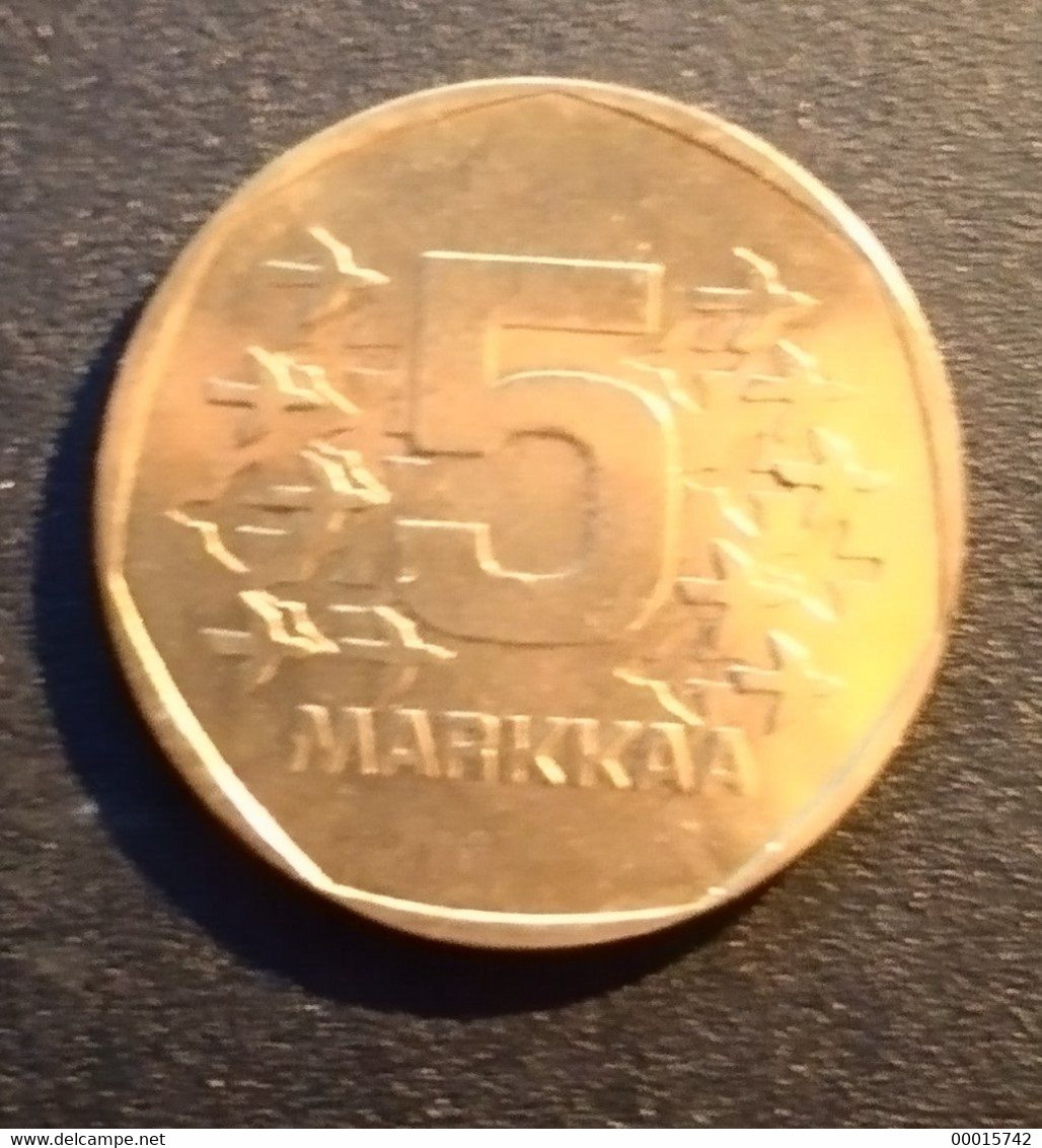 FINLAND 5 MK 1976  UNC - Finlandia