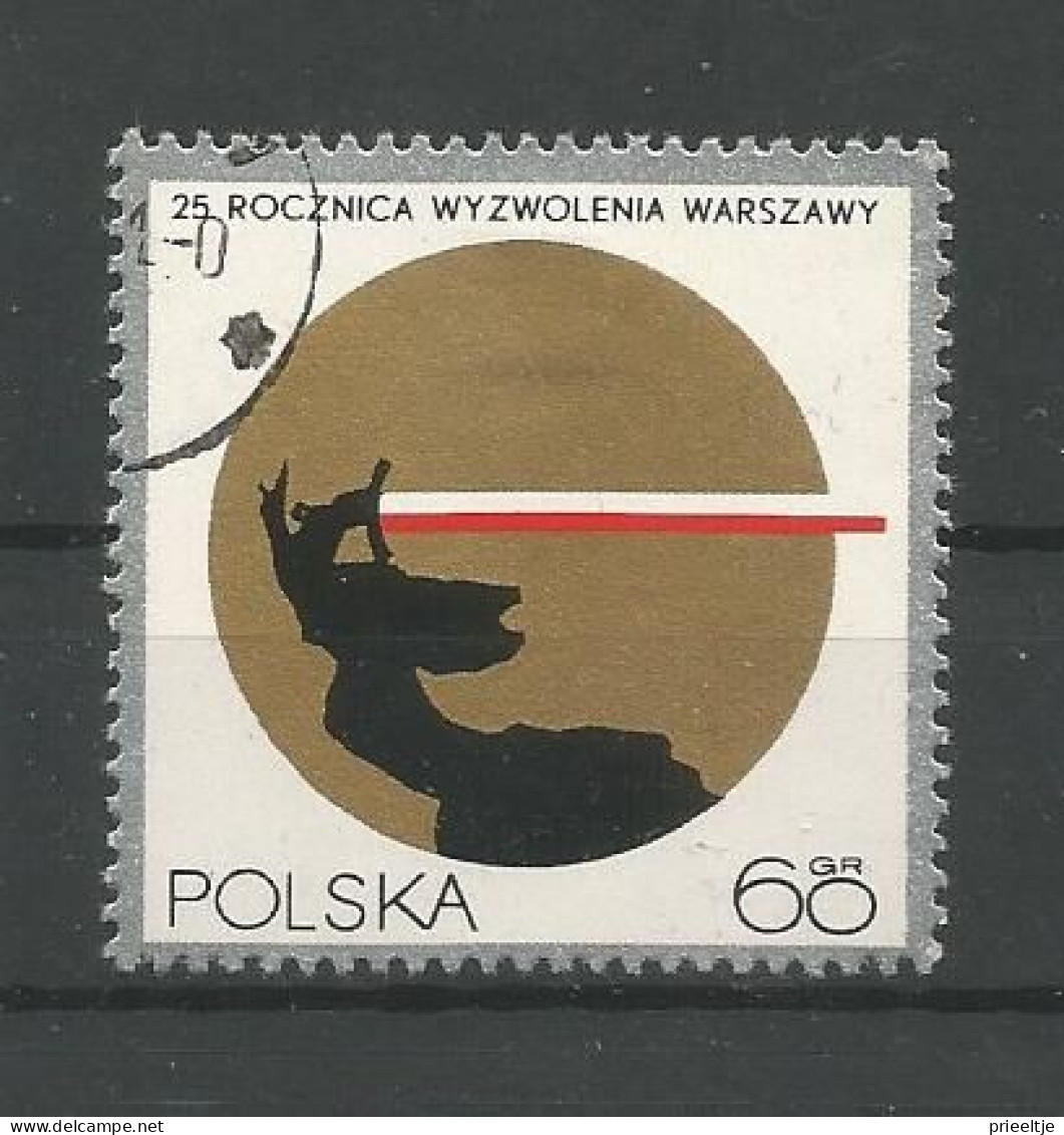 Poland 1970 25th Anniv. Warsaw Liberation  Y.T. 1836 (0) - Used Stamps