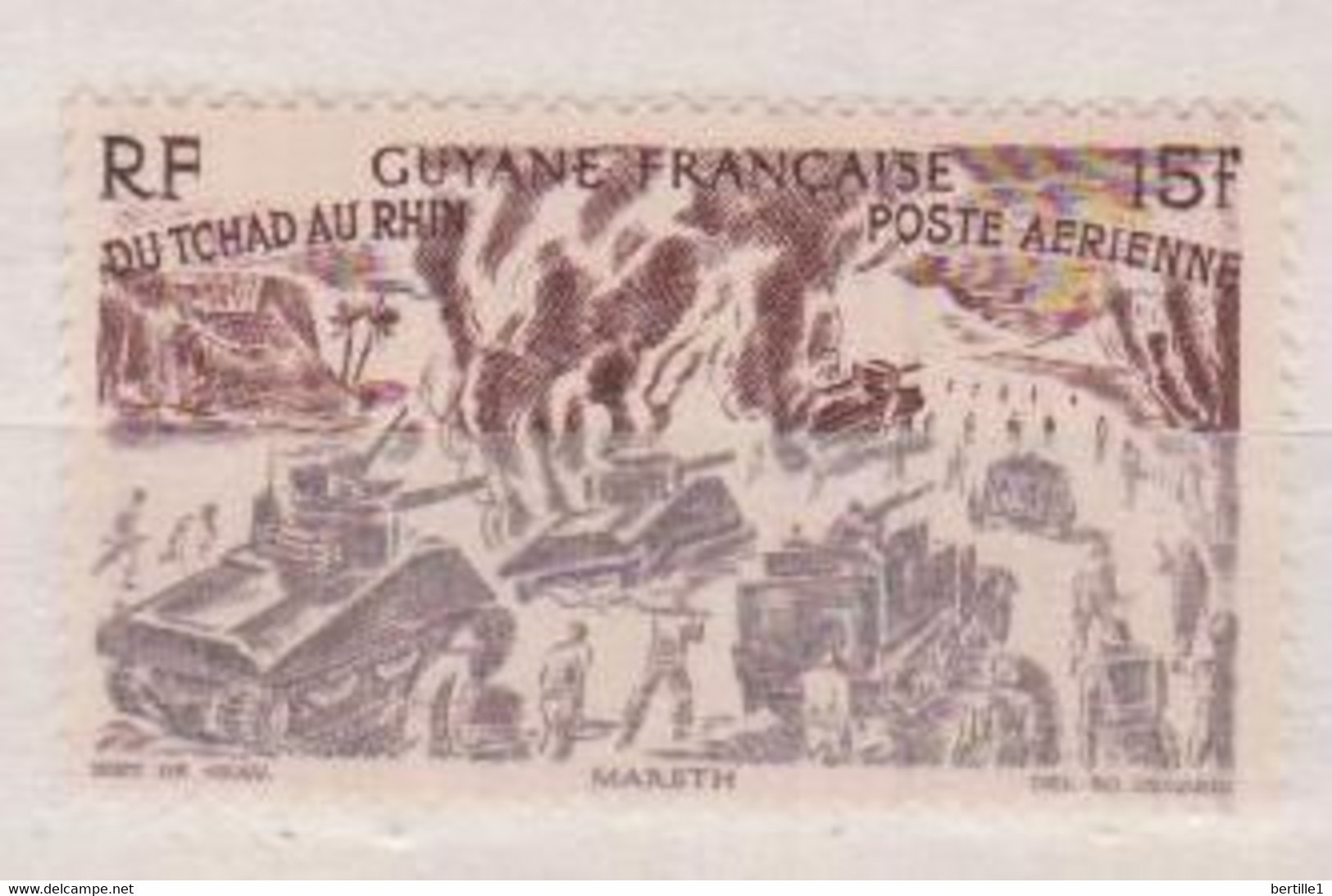 GUYANE        N°  YVERT PA 31  NEUF AVEC CHARNIERES  ( CHARN 02/01 ) - Unused Stamps