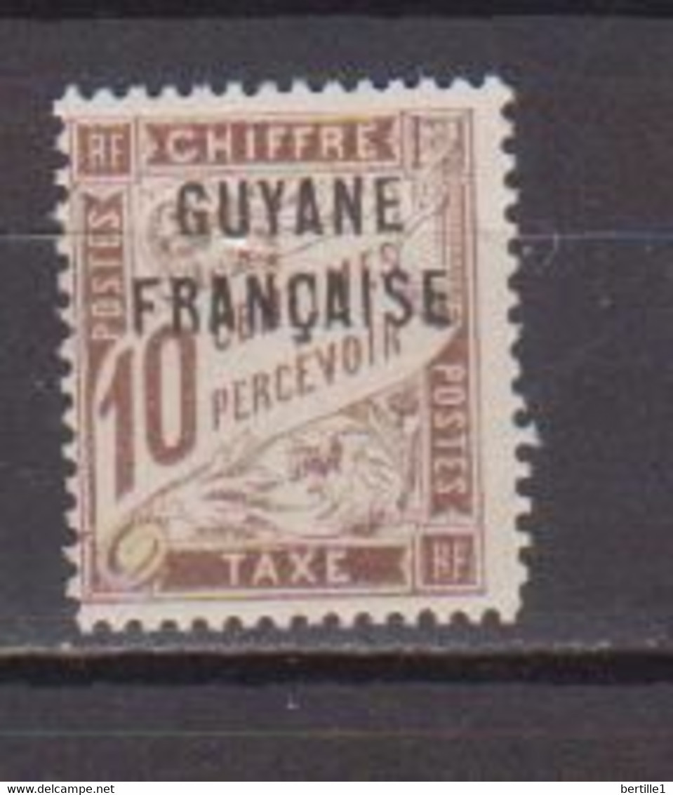 GUYANE        N°  YVERT TAXE 2 NEUF AVEC CHARNIERES  ( CHARN 02/03 ) - Unused Stamps