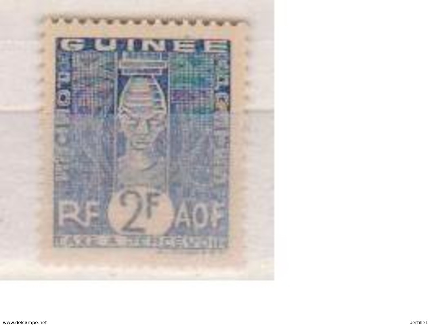 GUINEE              N° YVERT  :  TAXE 34     NEUF SANS GOMME        ( S G     1 / 51 ) - Unused Stamps