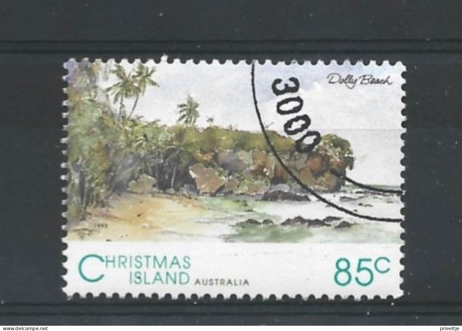 Christmas Island 1993 Dolly Beach Y.T. 392 (0) - Christmas Island