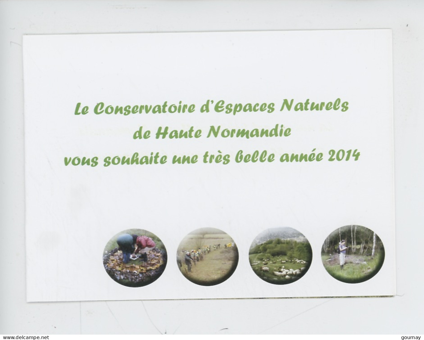 Conservatoire Espaces Naturels Haute Normandie : Boucles De La Seine  - Voeux 2014 La Nature Est Belle - Haute-Normandie