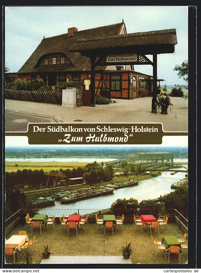 AK Lauenburg /Elbe, Hotel Und Restaurant Zum Halbmond  - Lauenburg