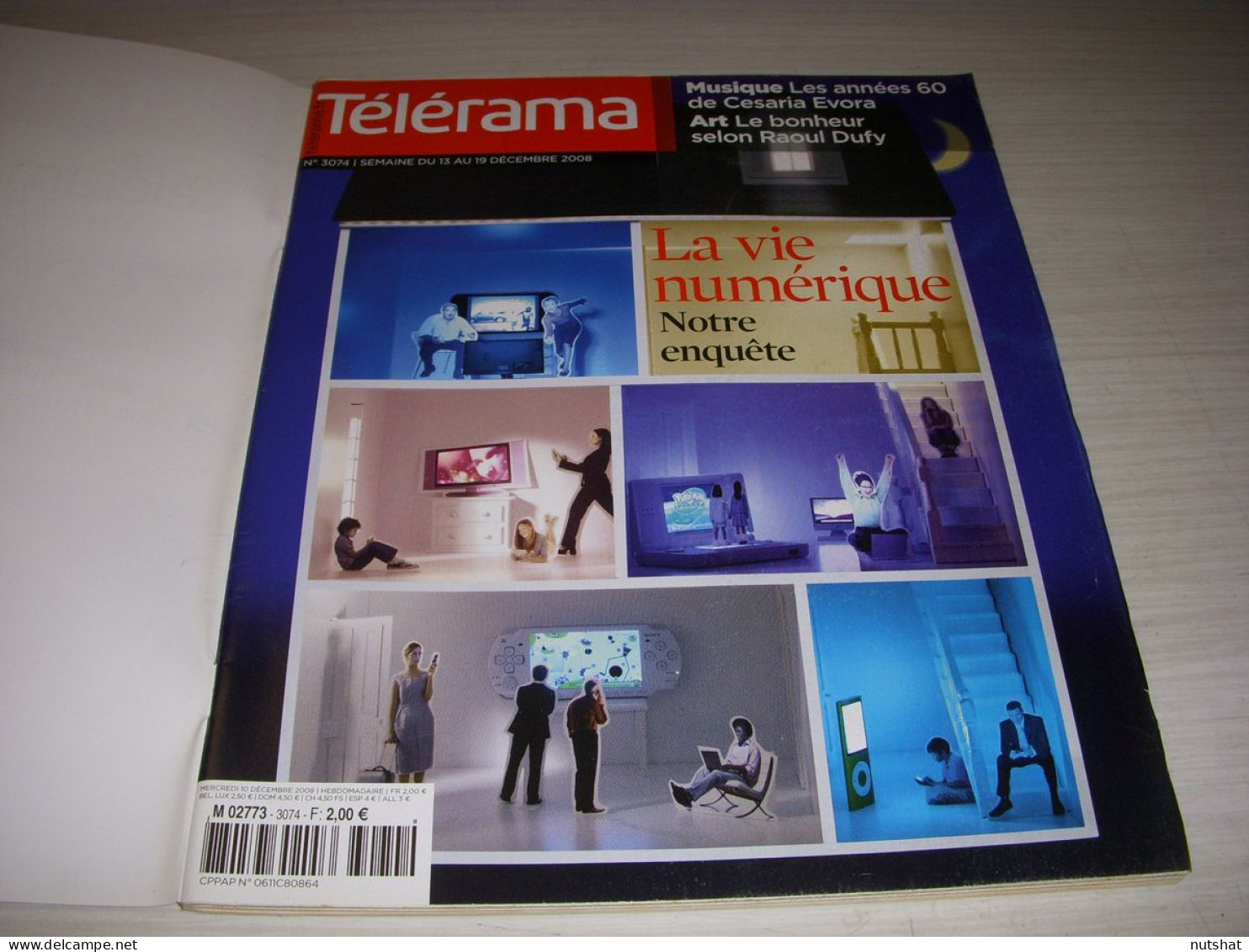 TELERAMA 3074 12.2008 VIE NUMERIQUE GAINSBOURG RANCIERE TROTIGNON - Télévision