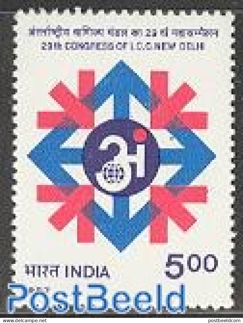 India 1987 I.C.C. Congress 1v, Mint NH, Various - Export & Trade - Nuevos