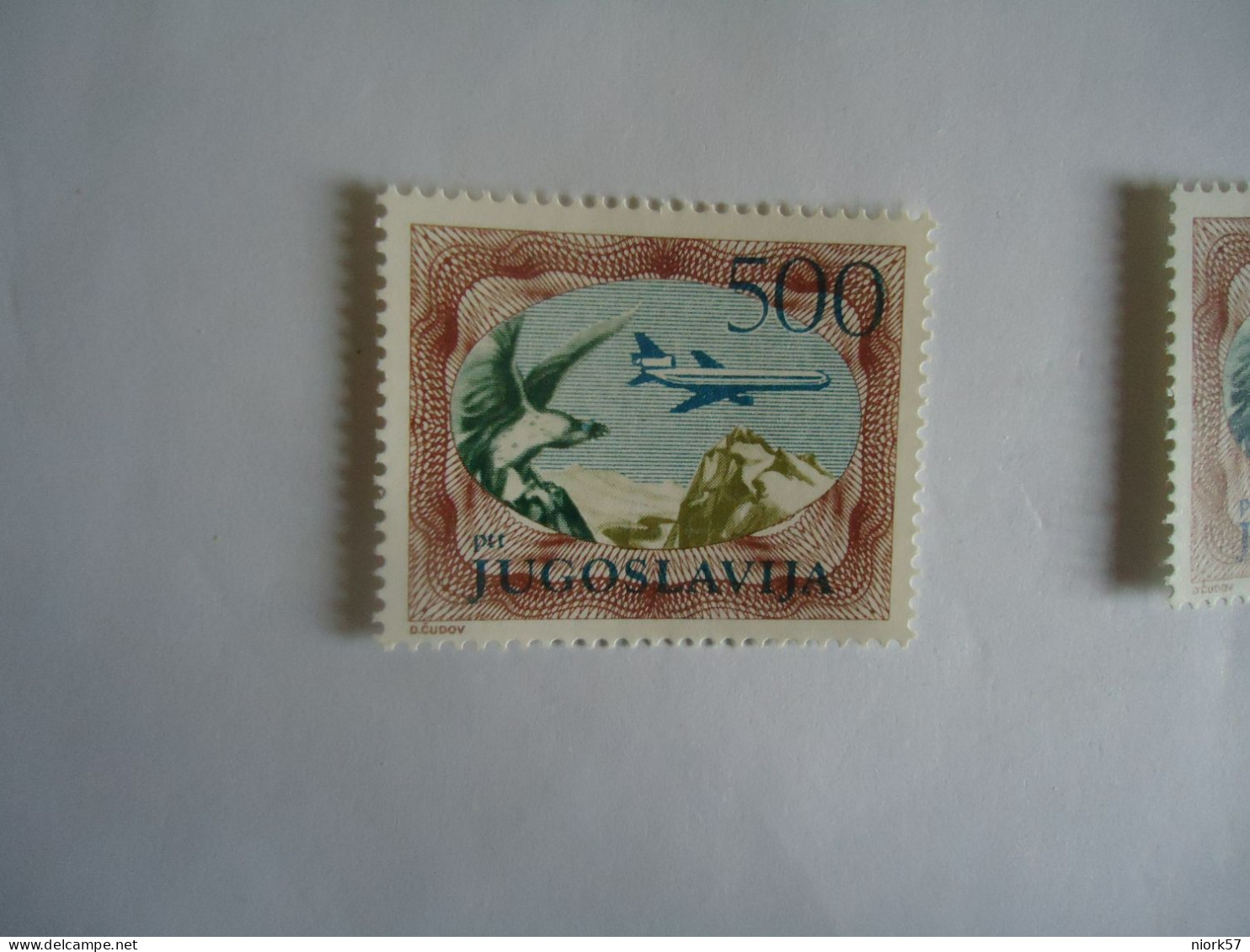 YUGOSLAVIA MNH   STAMPS  EAGLES   AIRPLANES - Águilas & Aves De Presa