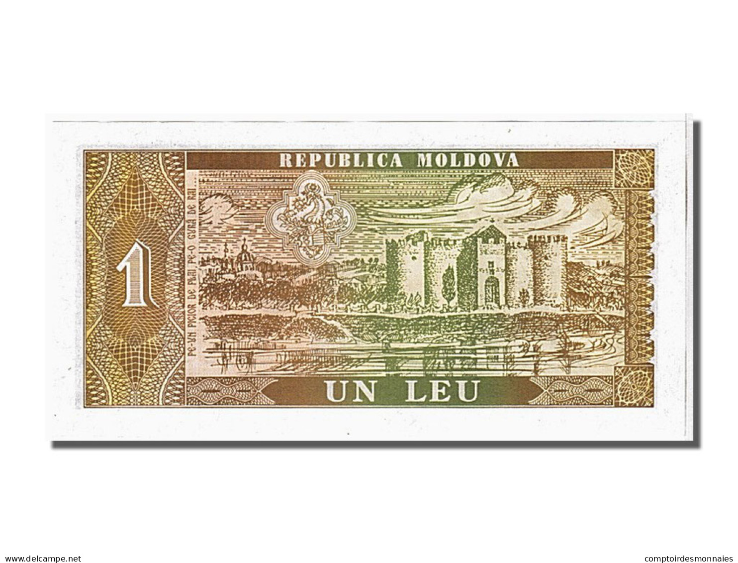 Billet, Moldova, 1 Leu, 1992, KM:5, NEUF - Moldawien (Moldau)