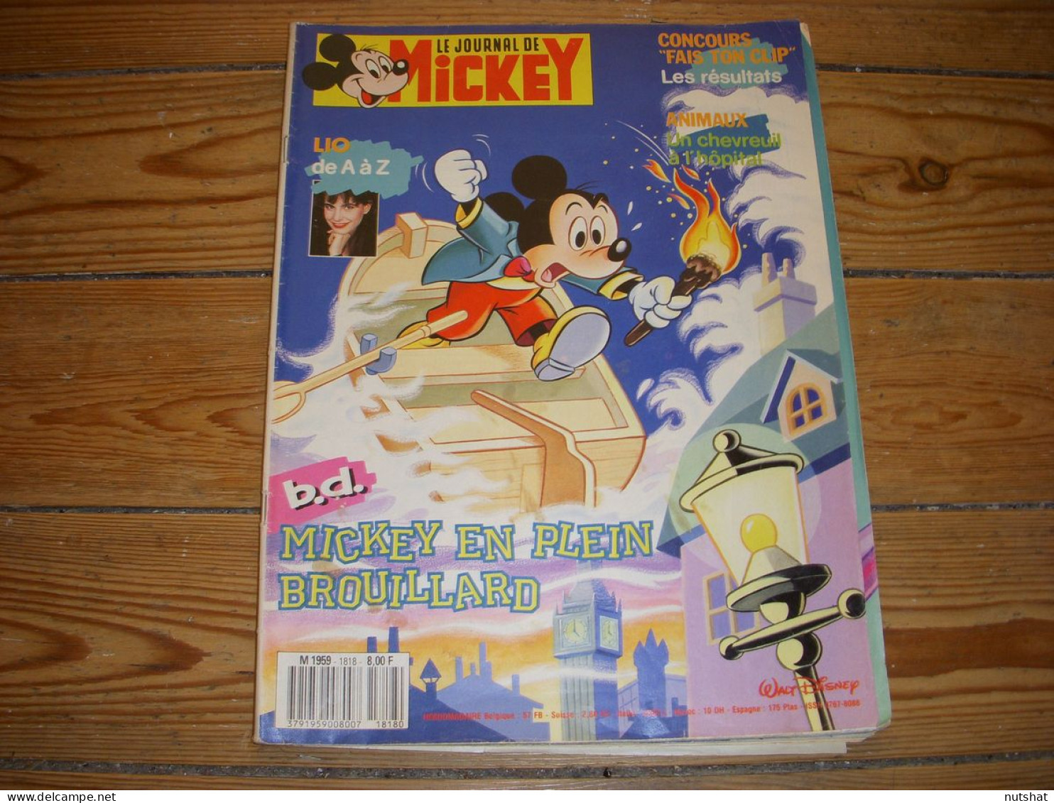 JOURNAL De MICKEY 1818 28.04.1987 LIO De A A Z La REVOLUTION FRANCAISE DINGO - Journal De Mickey