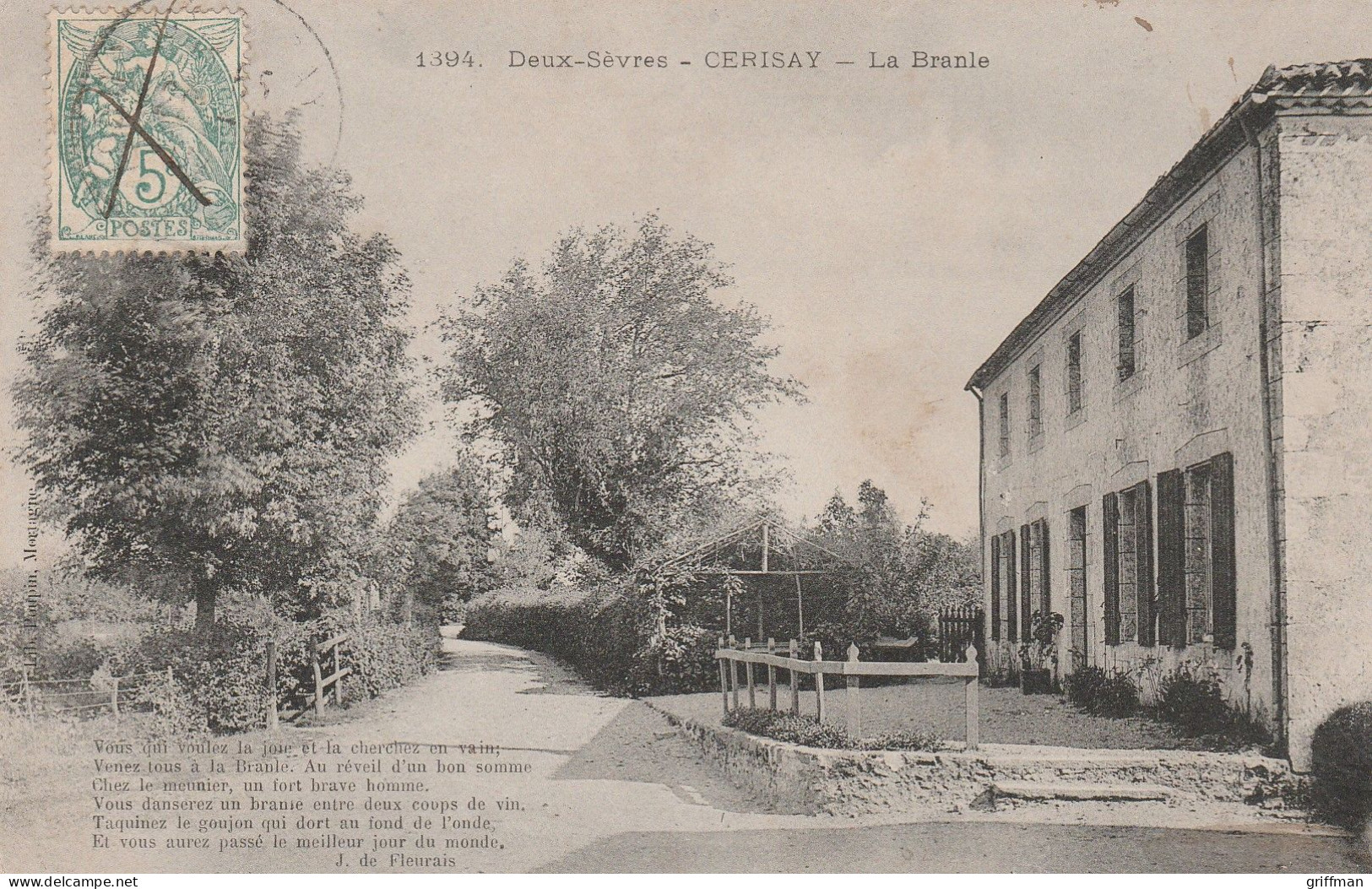 CERISAY LA BRANLE 1907 TBE - Cerizay