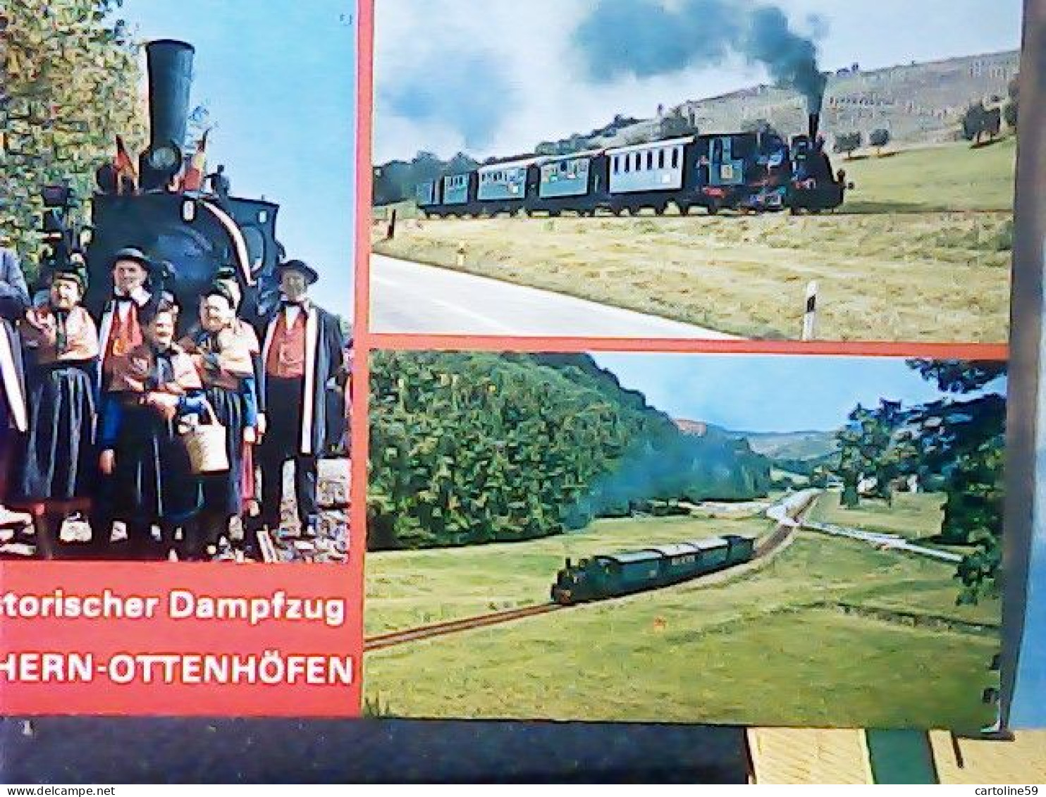 GERMANY HISTORISCHER DAMPFZUG - ACHERN OTTENHOFEN TRENO TRAIN  VB1977 JV5943 - Achern