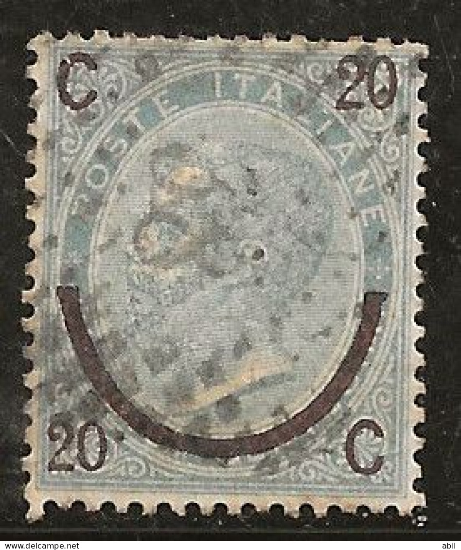 Italie 1865 N°Y.T. ;  22b Obl. - Usati