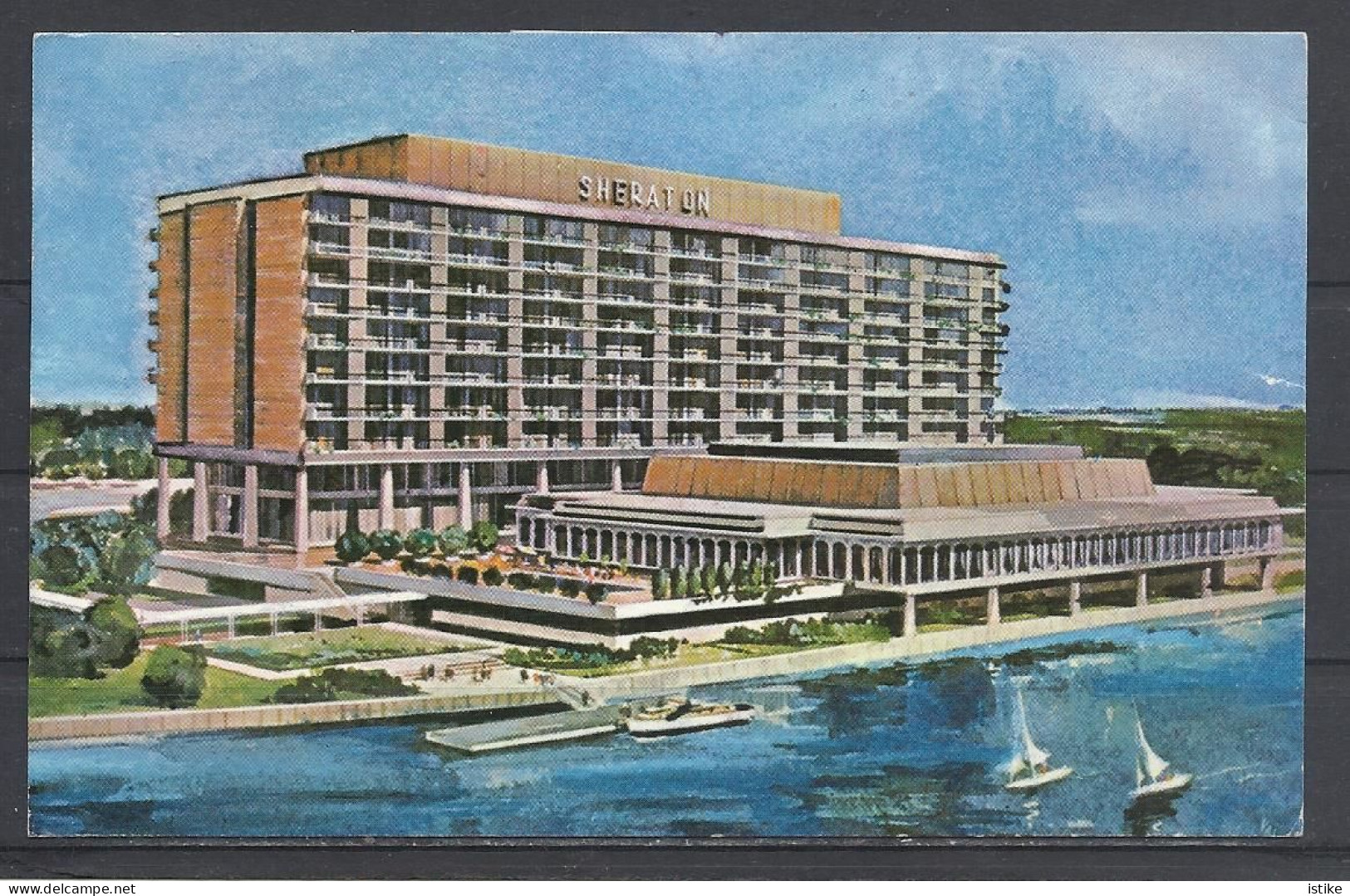 United  States, FL. Jacksonville, Sheraton Hotel, Rare Air Mail Label: Sheraton Hotels & Motor Inns, 1968. - Jacksonville