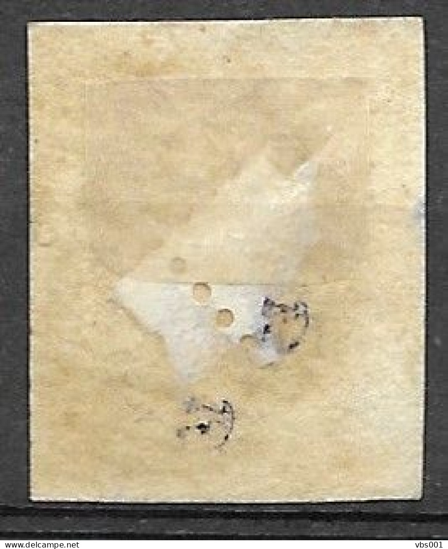 OBP6A Met 4 Randen En Gebuur, Met Balkstempel P75 Lokeren (zie Scans) - 1851-1857 Medaglioni (6/8)