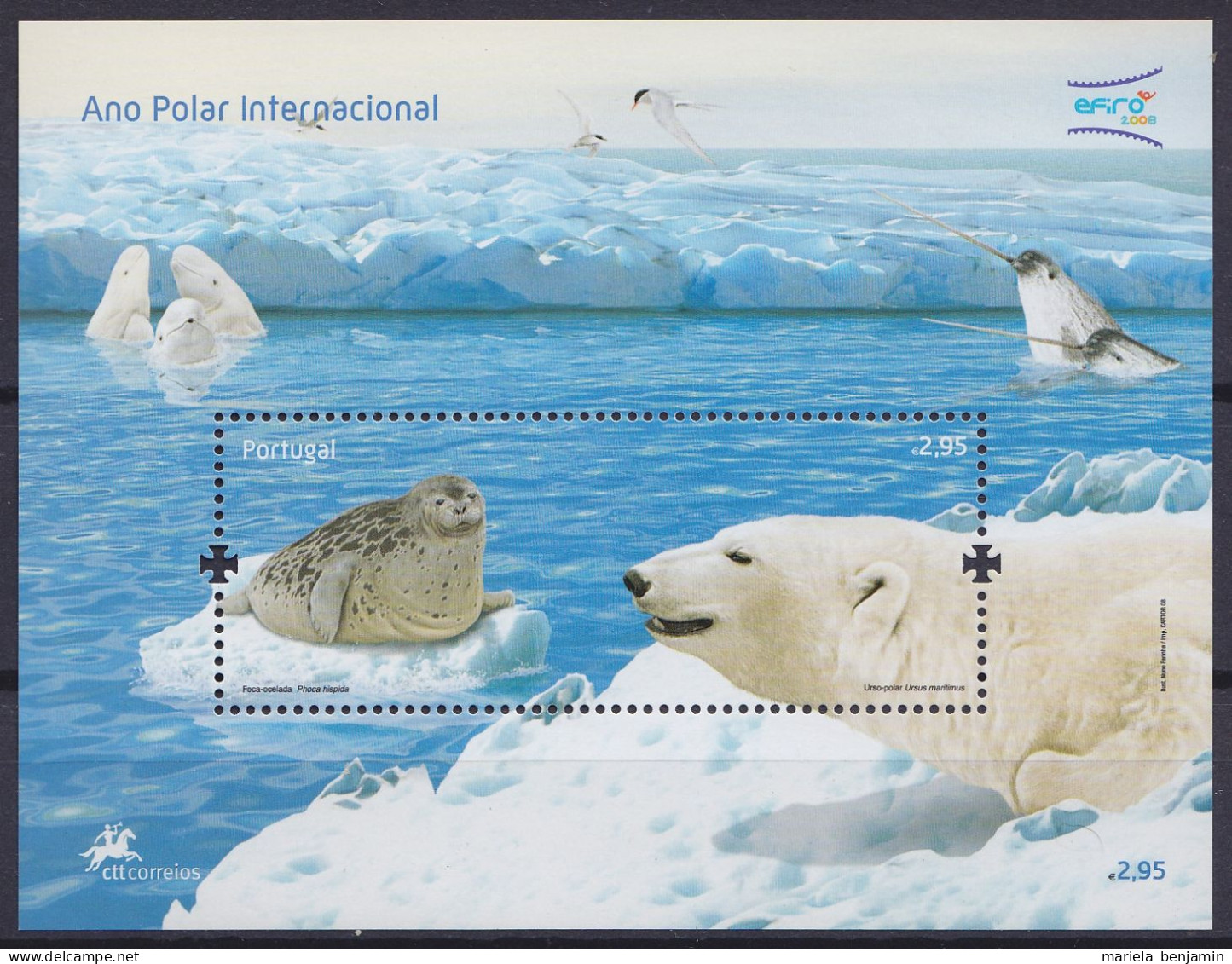 Portugal - BF275 ** Année Polaire Internationale 2008 - Preserve The Polar Regions And Glaciers