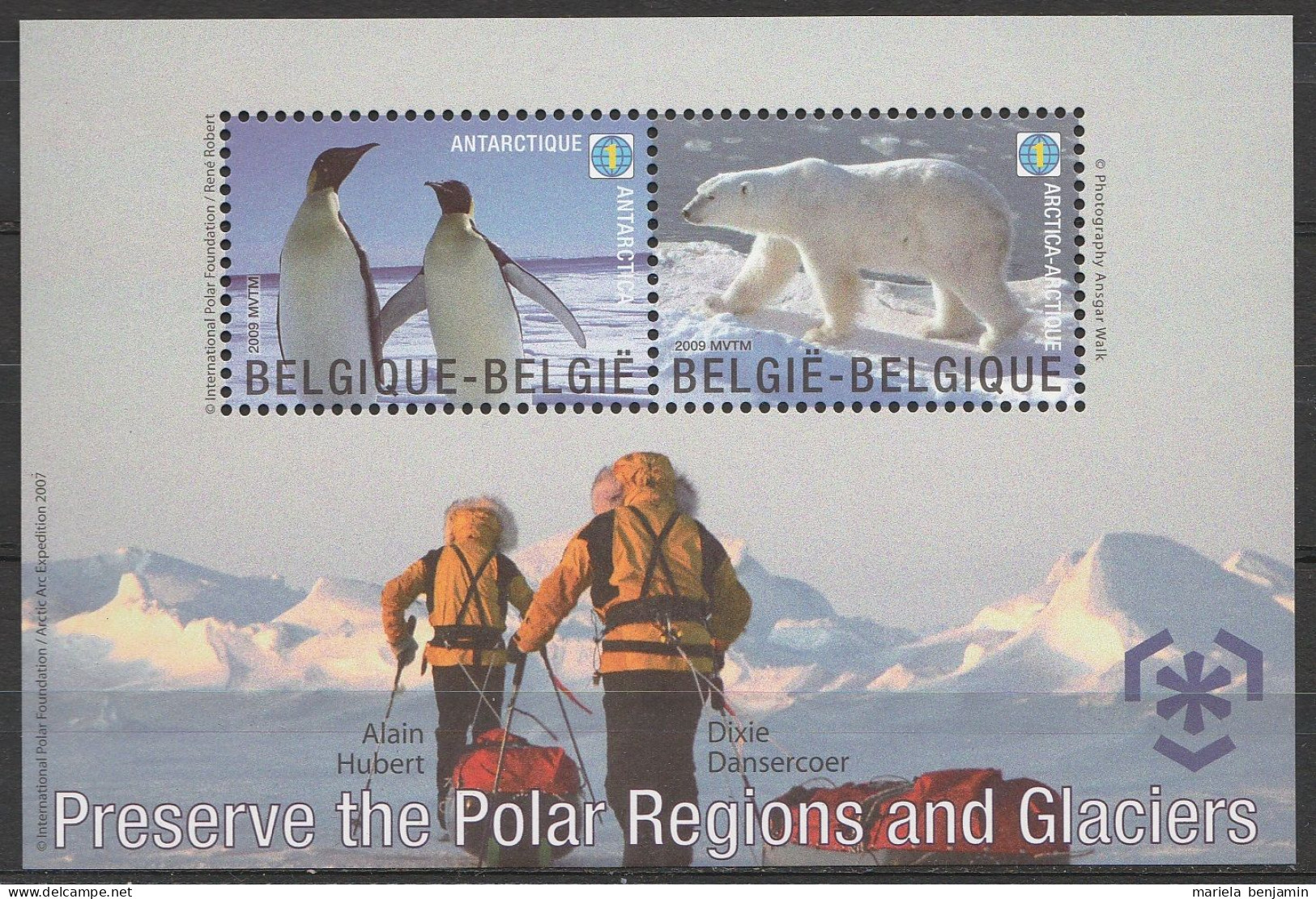 Belgique - BF166 - Préservation Des Régions Polaires Et Des Glaciers - Preservar Las Regiones Polares Y Glaciares