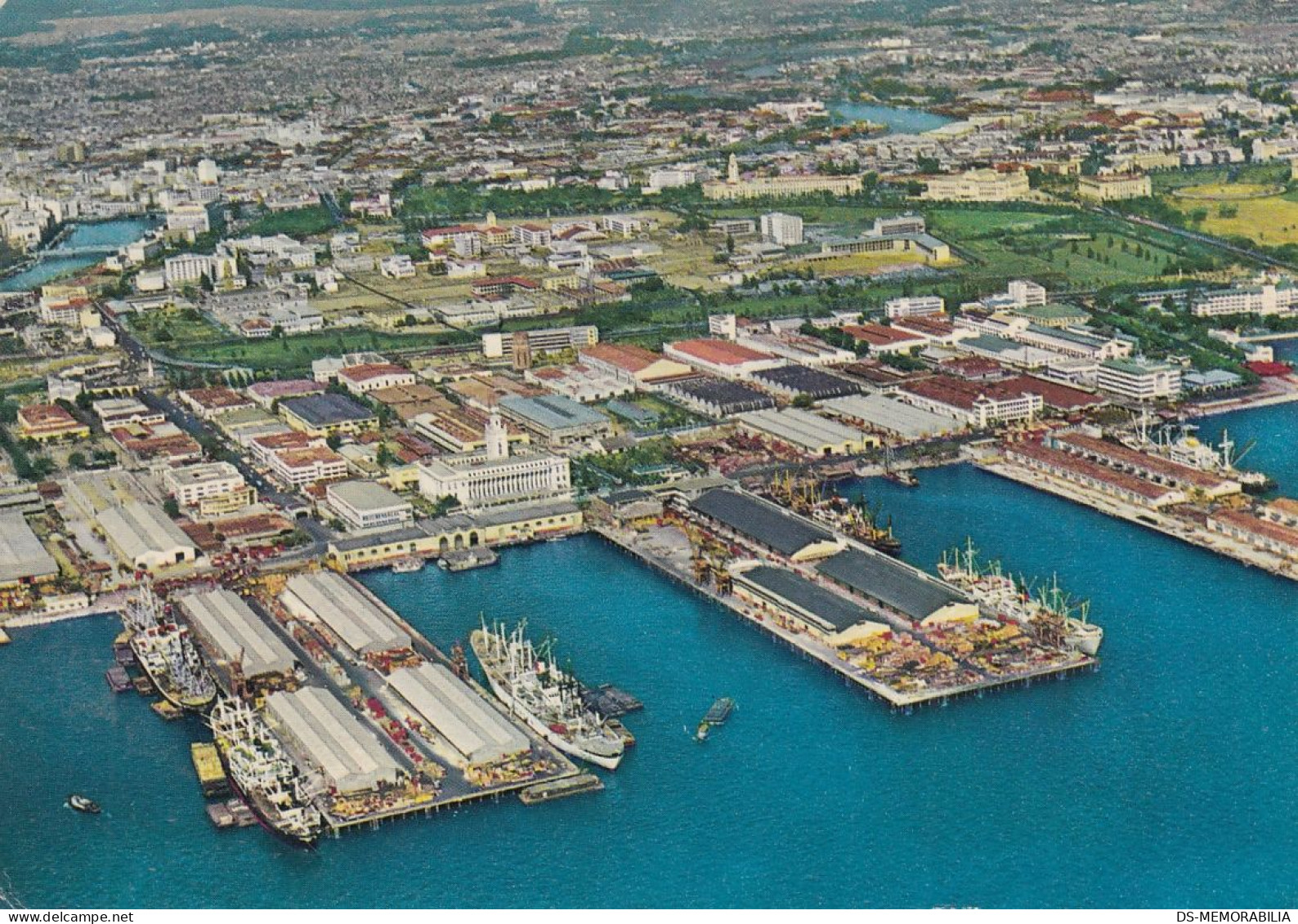 Philippines - Manila , Aerial View Of The Harbor - Philippinen