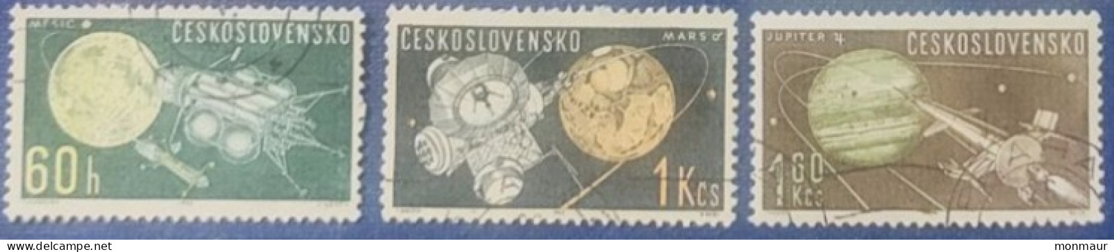 CECOSLOVACCHIA  1963 ESPLORAZIONE DELL'UNIVERSO - Usati