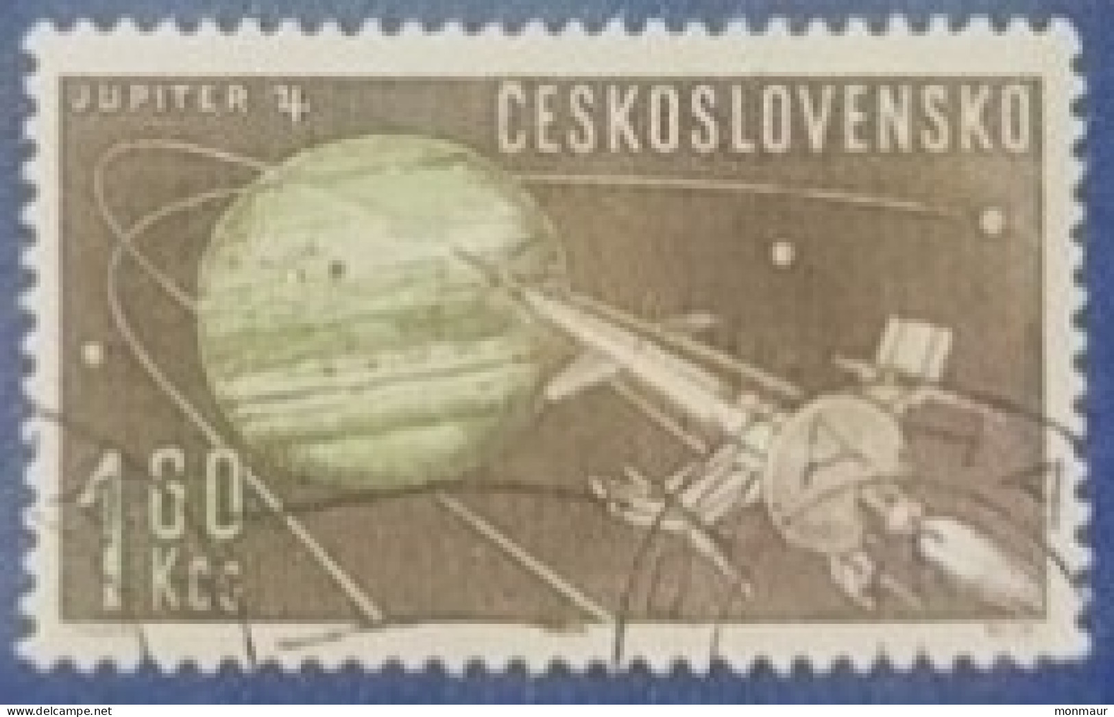 CECOSLOVACCHIA  1963 ESPLORAZIONE DELL'UNIVERSO JUPITER - Gebraucht