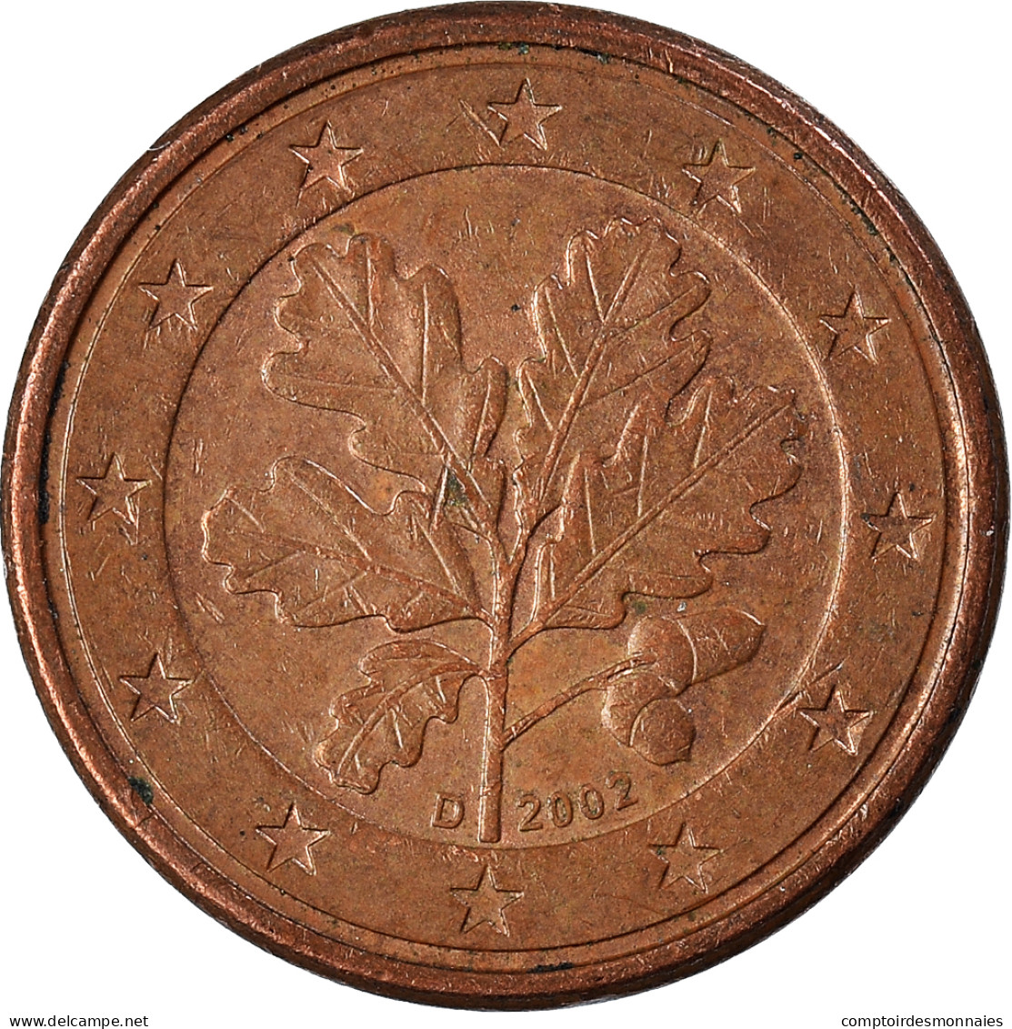 Monnaie, Allemagne, Euro Cent, 2002 - Allemagne