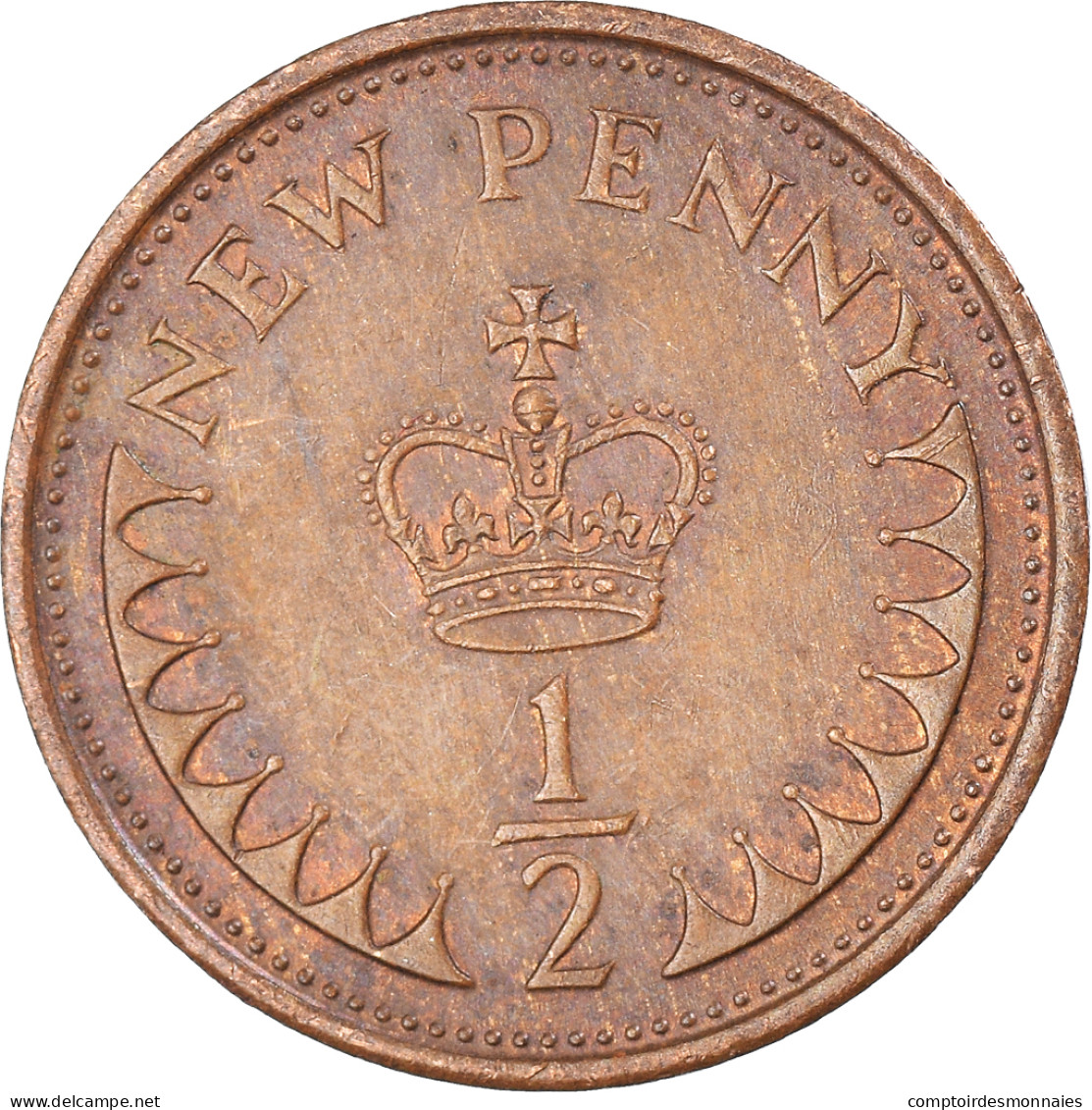 Monnaie, Grande-Bretagne, 1/2 New Penny, 1979 - 1/2 Penny & 1/2 New Penny