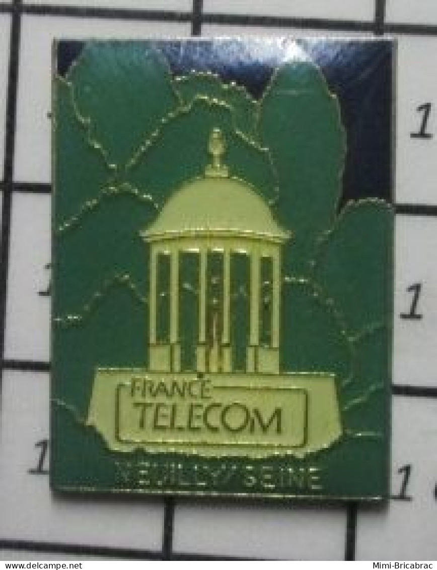 2120 Pin's Pins / Beau Et Rare / FRANCE TELECOM / NEUILLY SUR SEINE GLORIETTE KIOSQUE A MUSIQUE - Telecom Francesi