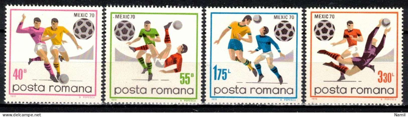 ** Roumanie 1970 Mi 2842-5 (Yv 2539-42), (MNH)** - Neufs