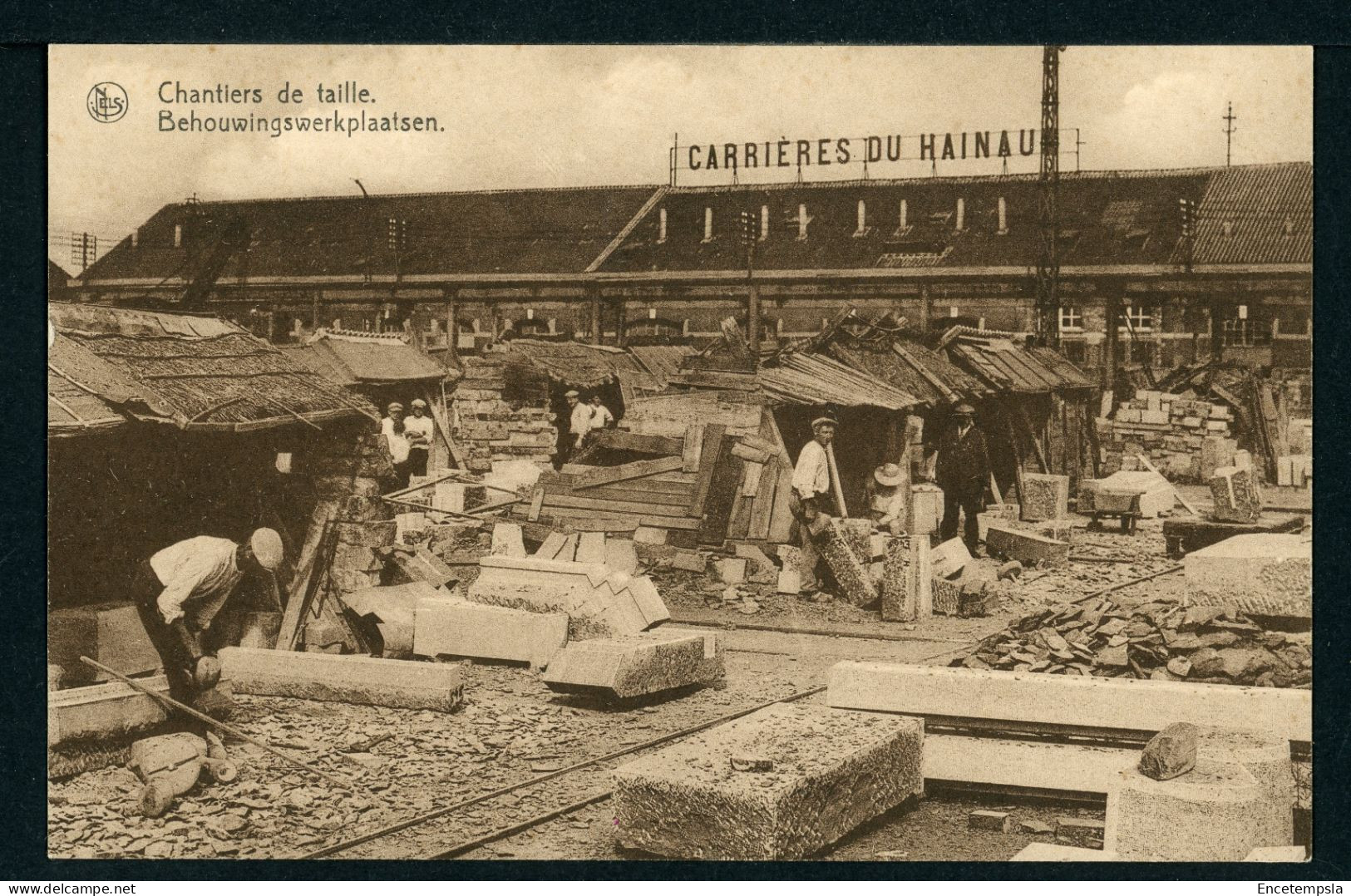 CPA - Carte Postale - Belgique - Soignies - Carrières Du Hainaut - Chantiers De Taille (CP24581) - Soignies