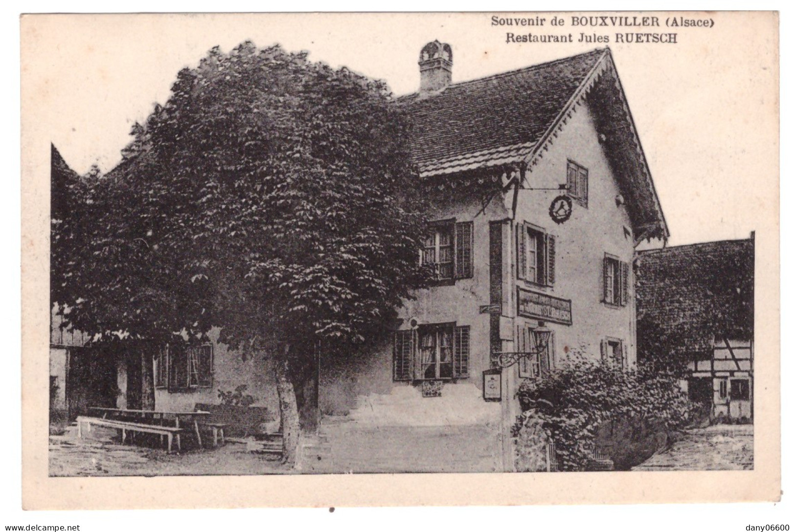 SOUVENIR DE BOUXVILLER - Restaurant Jules RUETSCH  - Bouxwiller