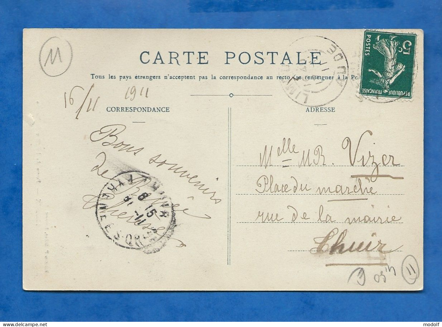 CPA - 11 - Limoux - Porte De L'Eglise St-Martin - Circulée En 1911 - Limoux