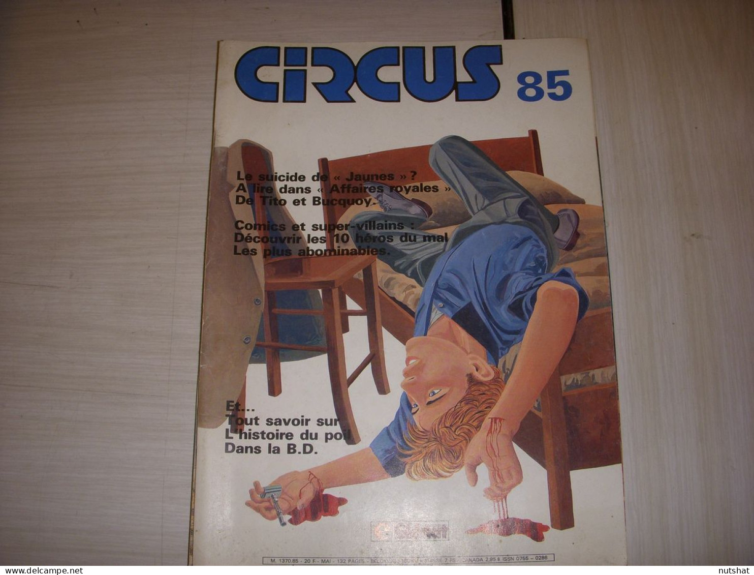 CIRCUS 085 05.1985 TITO ESTEBAN BRECCIA MAKYO SCHETTE Le POIL Dansla BD - Circus