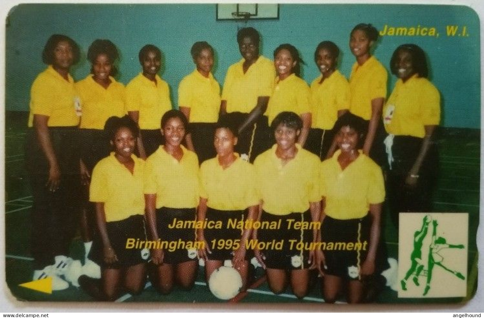 Jamaica J$100 GPT 73JAMA - Jamaica National Team, Birmingham 1995 Championship - Jamaica