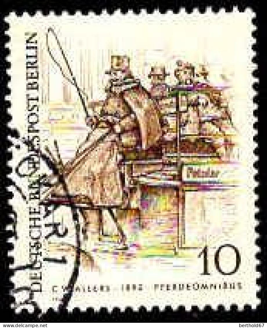 Berlin Poste Obl Yv:324 Mi:332 C.W. Allers Pferdeomnibus (Beau Cachet Rond) (Thème) - Kutschen