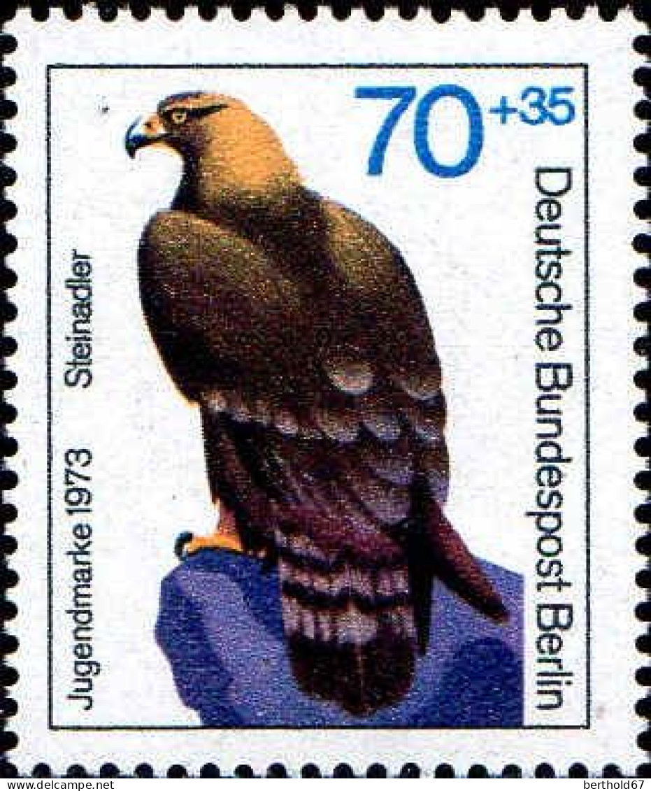 Berlin Poste N** Yv:410 Mi:445 Jugendmarke Steinadler (Thème) - Águilas & Aves De Presa