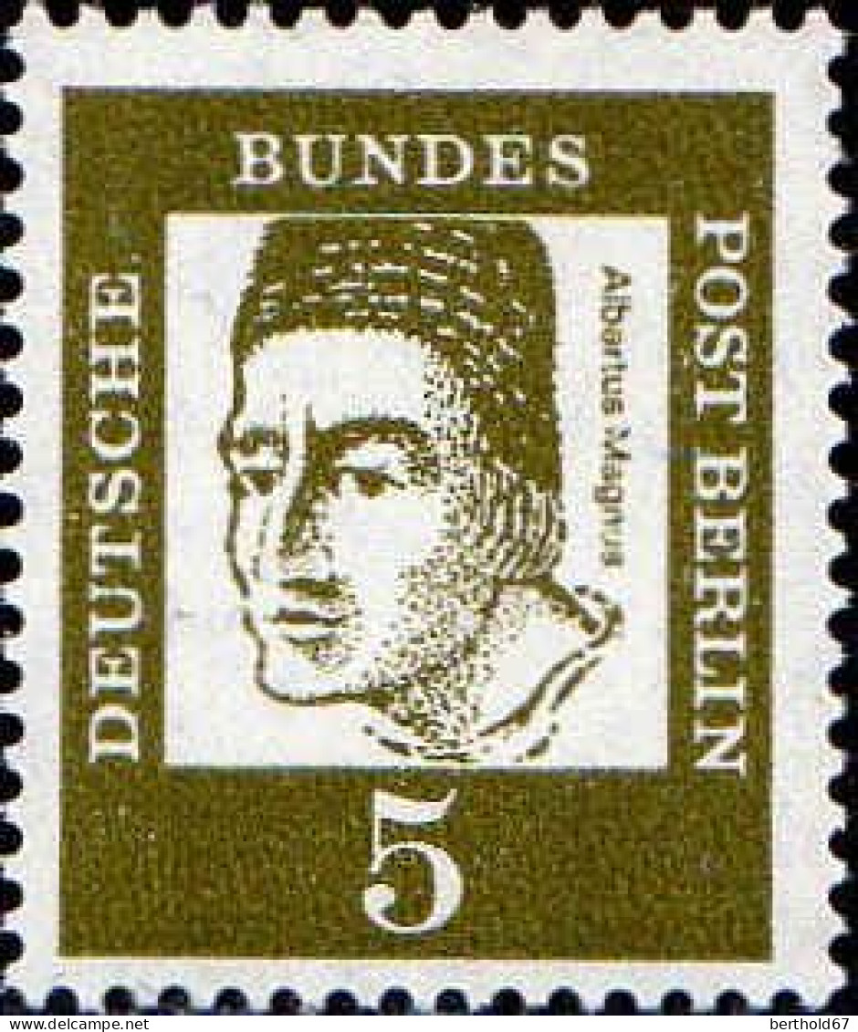 Berlin Poste N** Yv:178 Mi:199 Albertus Magnus Albrecht Von Bollstädt Dominicain (Thème) - Theologians