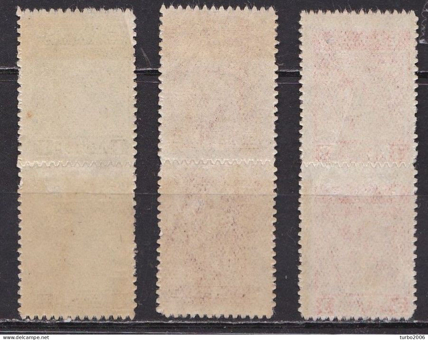 GREECE 1911-12 Engraved Issue 1-2-3 L In Vertical MH Pairs MH Vl. 212-213-214 - Ongebruikt